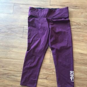 NWOT VS Pink Capri workout pants